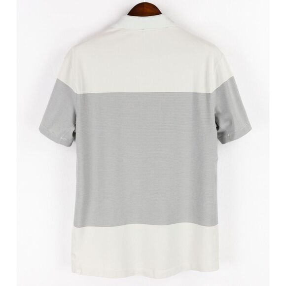 Lululemon Tech Pique Polo Shirt Mens XL Live In Practice Gray Short Sleeve - Picture 3 of 10